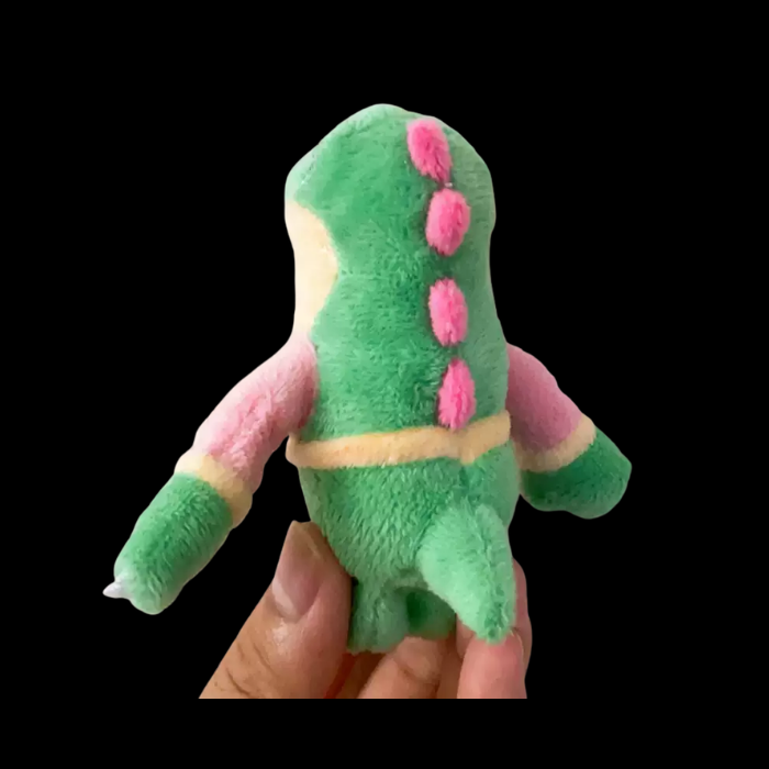 Premium Handcrafted Mint Dino Plush Charm thumbnail 2