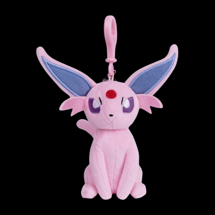 Premium Handcrafted Pastel Dream Fox Plush Charm Keychain (14 cm)