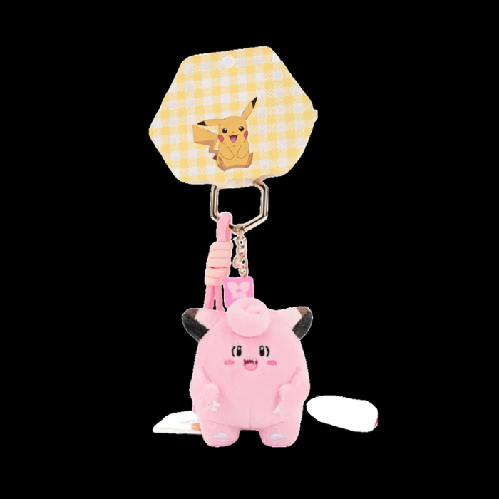 Premium Handcrafted Pink Fairy Plush Charm Keychain (7 cm)