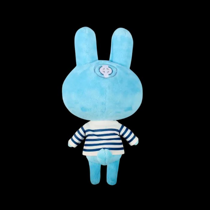 Premium Handcrafted Sky Blue Bunny Plush Companion thumbnail 1