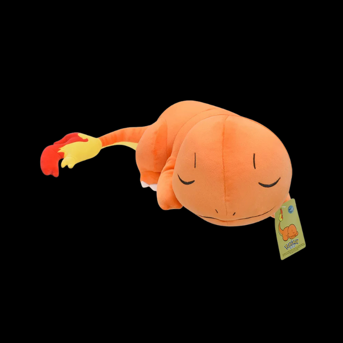 Premium Handcrafted Sleeping Fire Lizard Plush Companion (35 cm)