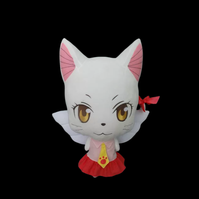 Premium Handcrafted Snow Whisper Cat Plush Companion thumbnail 1