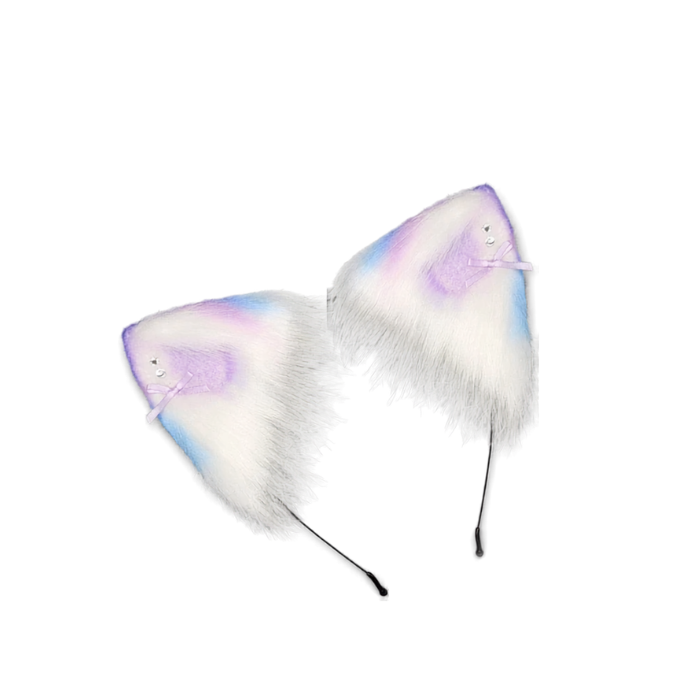 PrismWhisk Color-Tipped Cat Ear Headband thumbnail 2