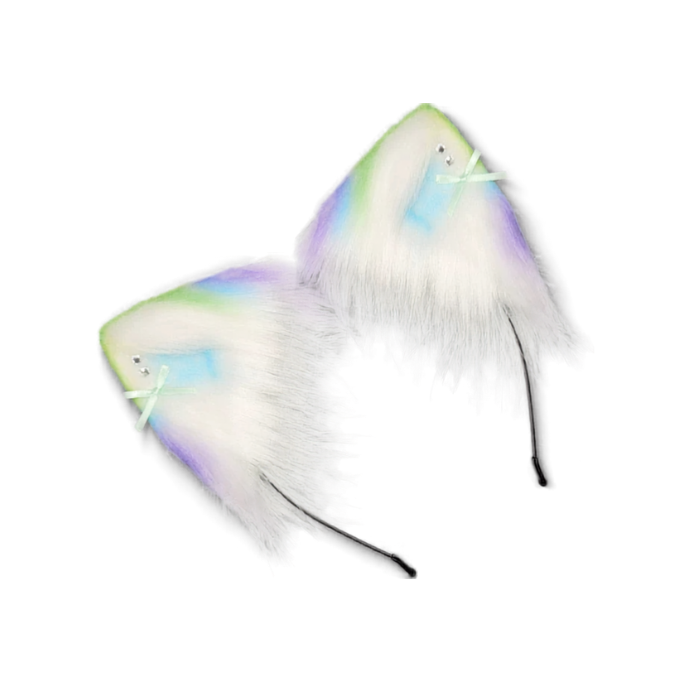 PrismWhisk Color-Tipped Cat Ear Headband thumbnail 5