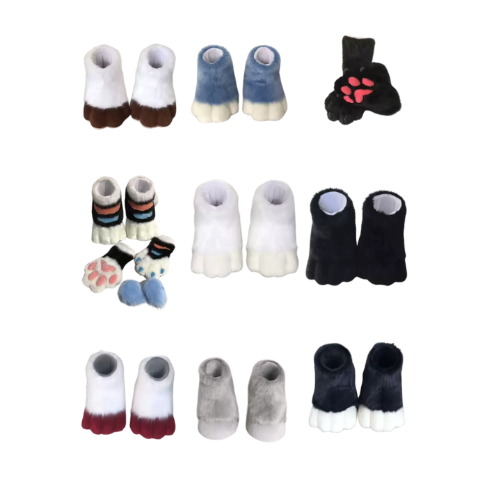 Rainbow Palette 36-Color Fursuit Feet Paws thumbnail 1