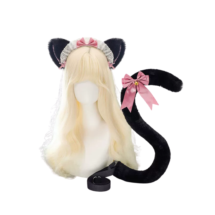 Ruffled Kitty Ears & Long Tail Bundle thumbnail 1