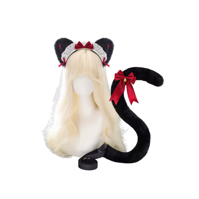Ruffled Kitty Ears & Long Tail Bundle thumbnail 2