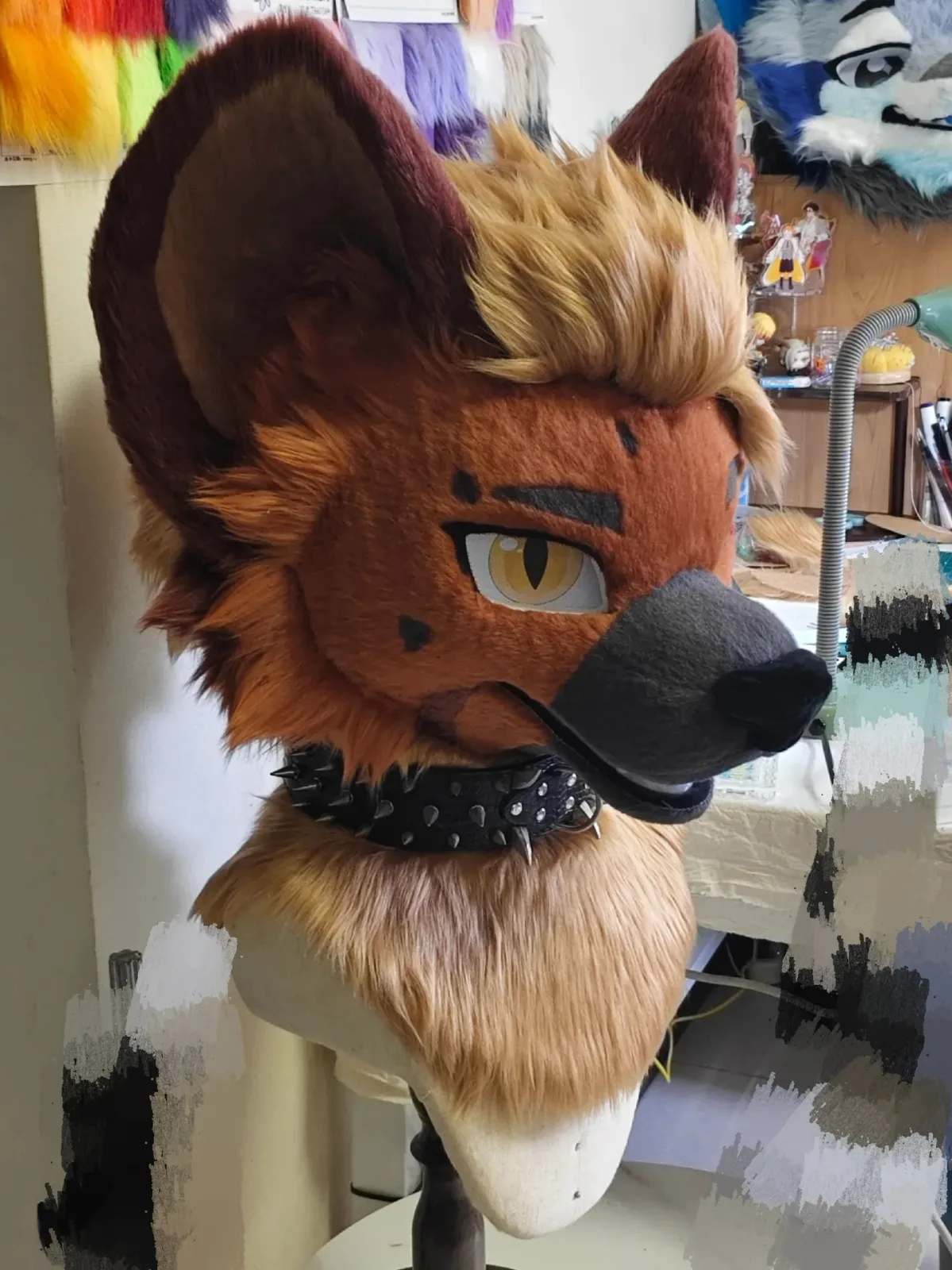 Rustfang Hyena Fursuit Head thumbnail 1