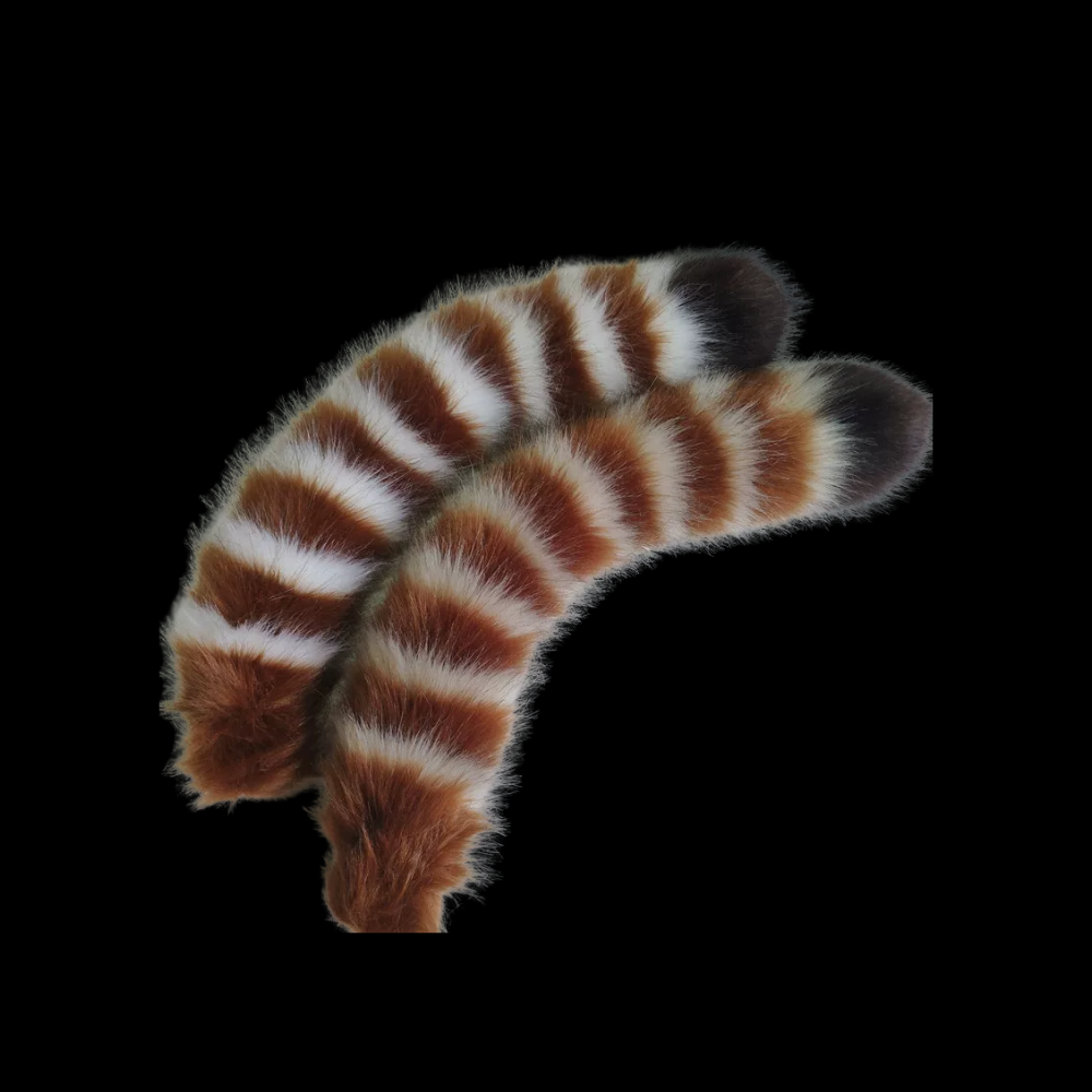 Rustleaf Red Panda Ear Headband & Tail Set thumbnail 5