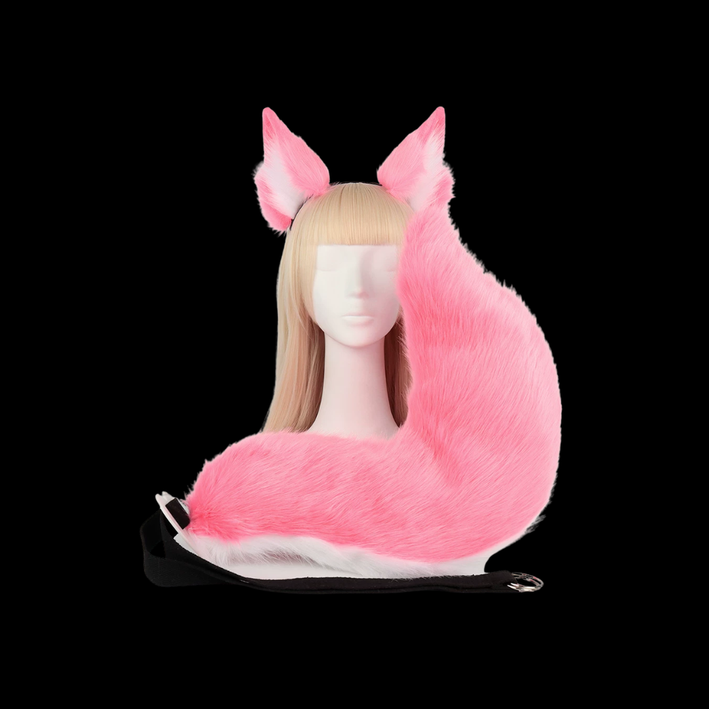 Sakura Fox Ears & Tail Bundle
