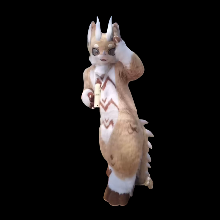 Sandstone Horned Dragon Fullsuit