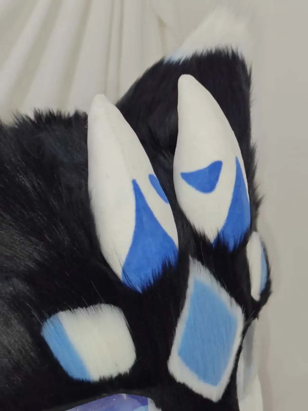 Sapphire Crown Kemono Fursuit Head thumbnail 4