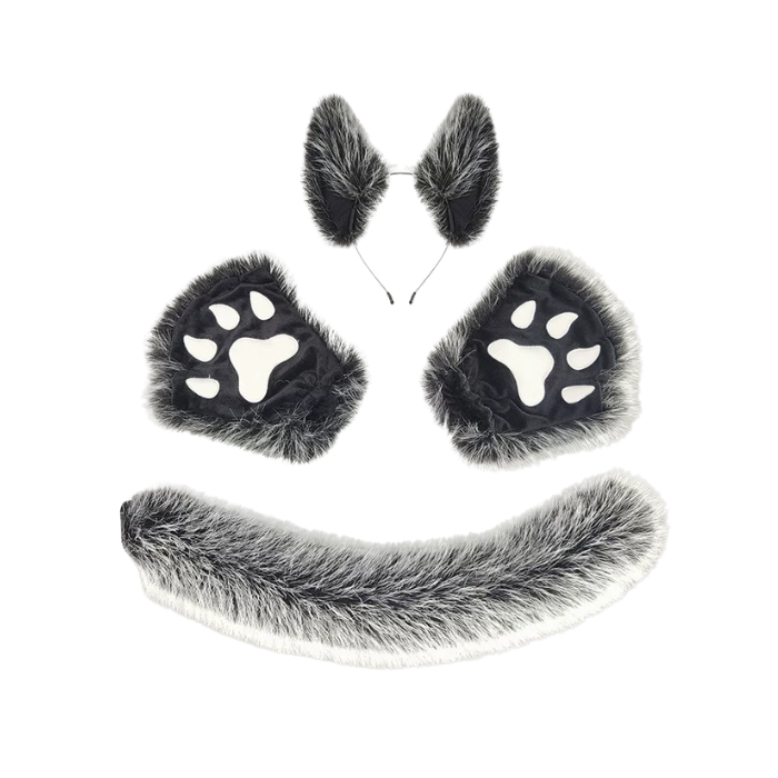 Shadowfang Wolf Ears, Paws & Tail Bundle thumbnail 1