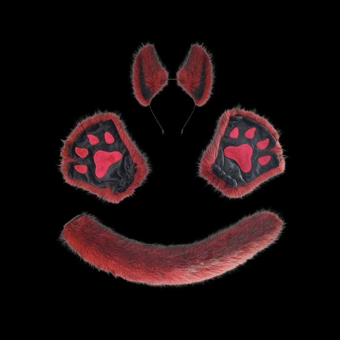 Shadowfang Wolf Ears, Paws & Tail Bundle thumbnail 2