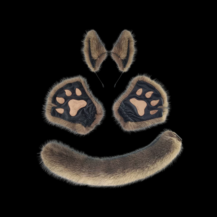 Shadowfang Wolf Ears, Paws & Tail Bundle thumbnail 3