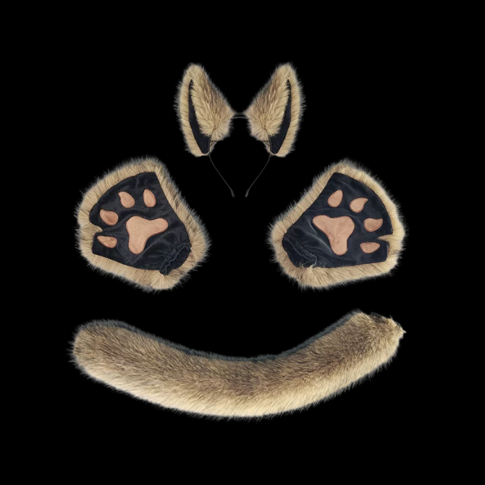 Shadowfang Wolf Ears, Paws & Tail Bundle thumbnail 4