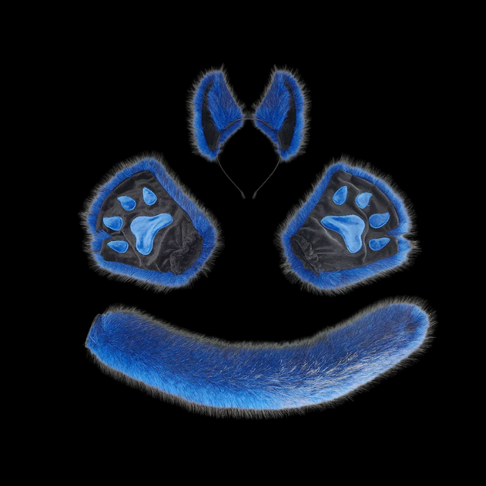 Shadowfang Wolf Ears, Paws & Tail Bundle thumbnail 5