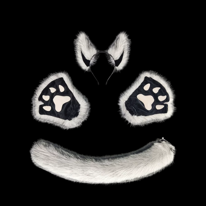 Shadowfang Wolf Ears, Paws & Tail Bundle thumbnail 6