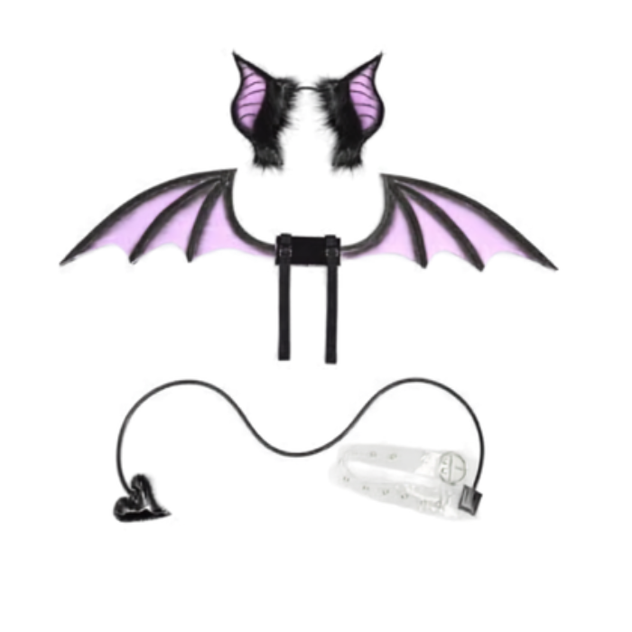 Shadowwing Bat Ears, Wings & Tail Set thumbnail 2