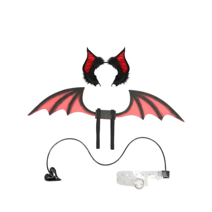 Shadowwing Bat Ears, Wings & Tail Set thumbnail 3