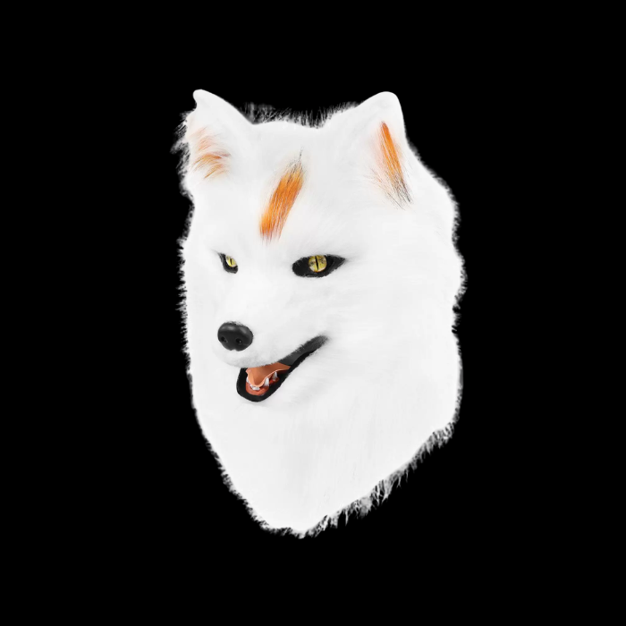 Snowdrift Fox Fursuit Head
