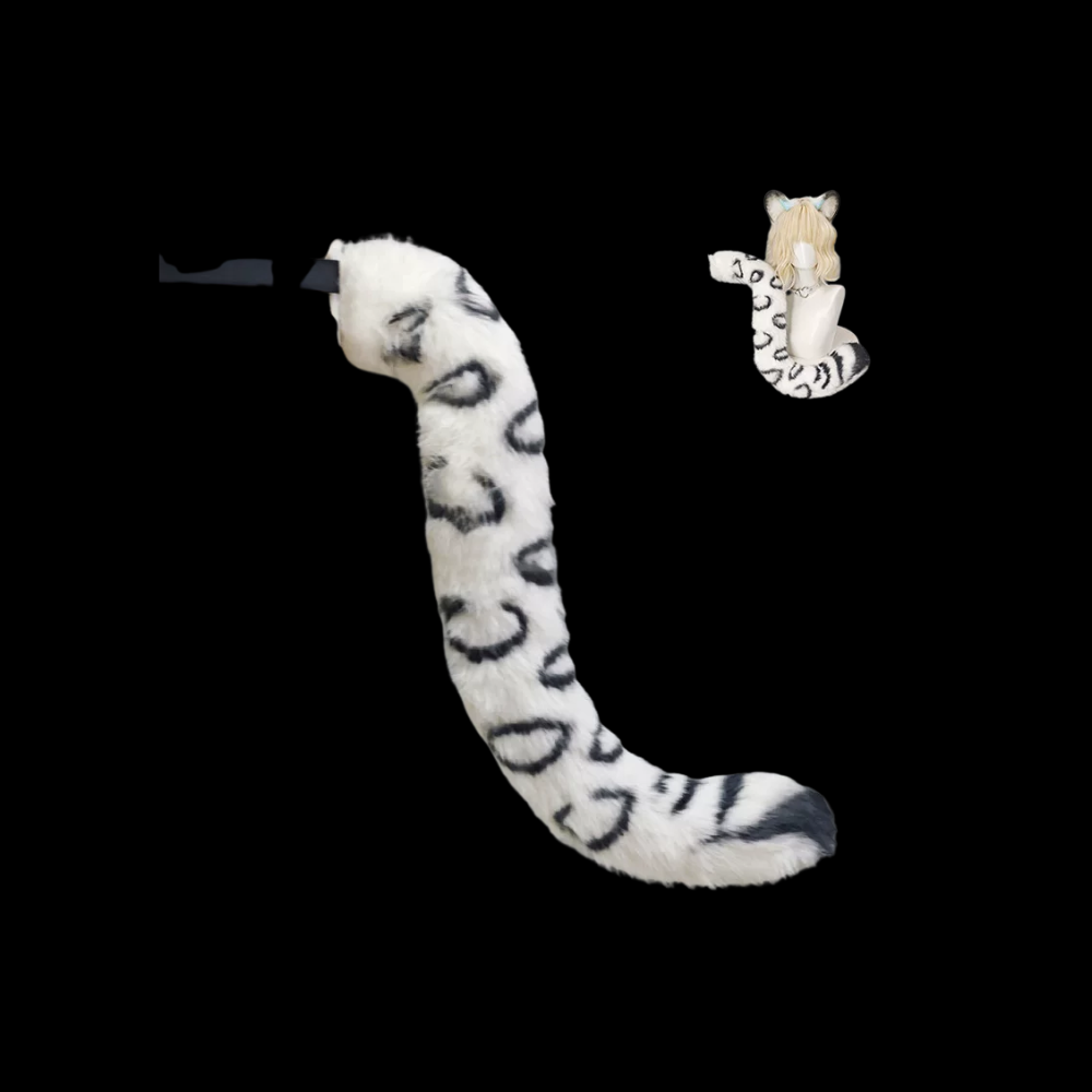 Snowdrift Leopard Ears & Tail Set thumbnail 2