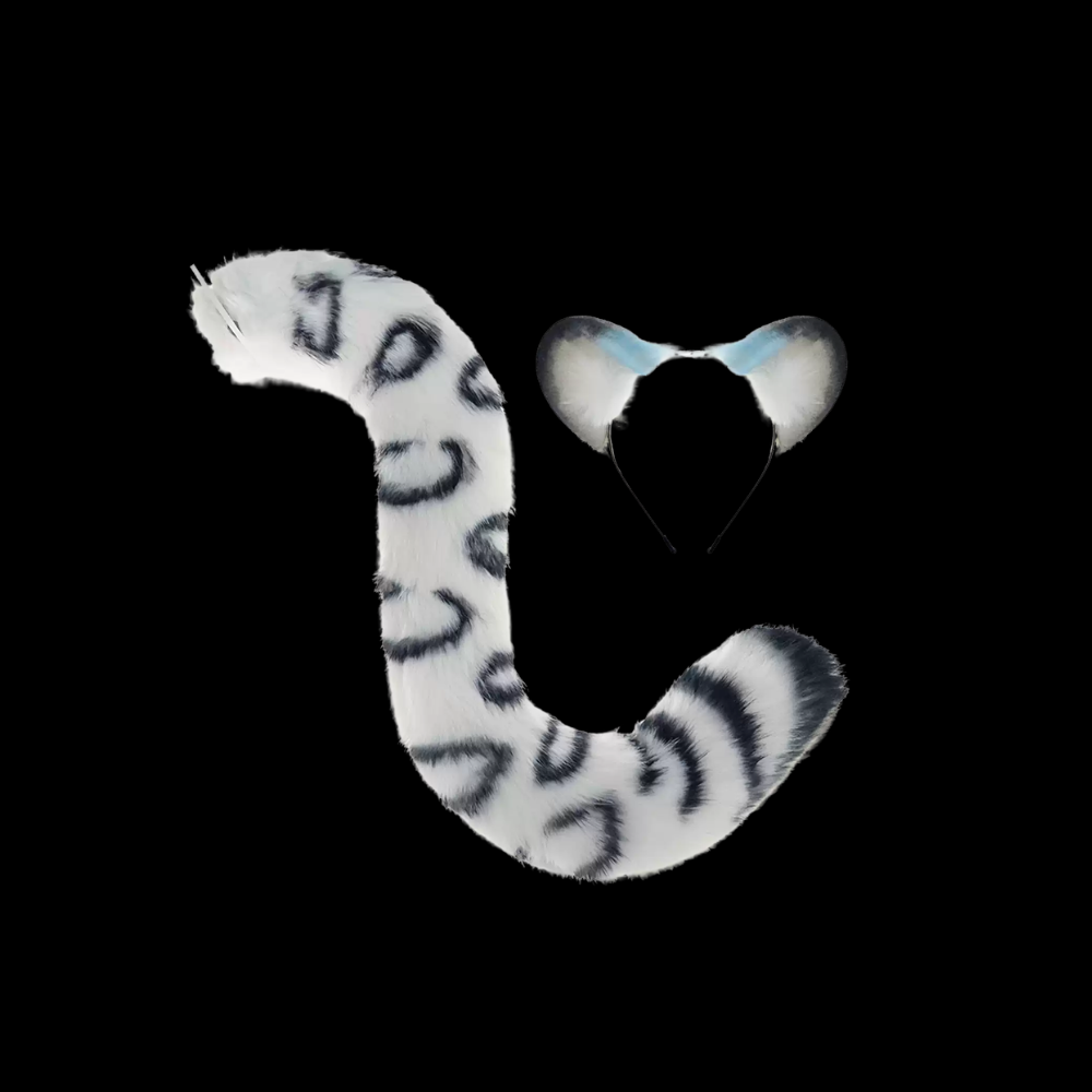 Snowdrift Leopard Ears & Tail Set thumbnail 4