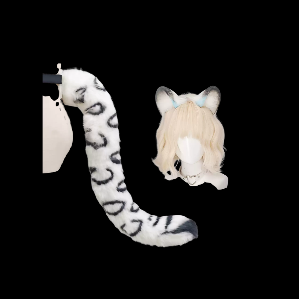 Snowdrift Leopard Ears & Tail Set thumbnail 6