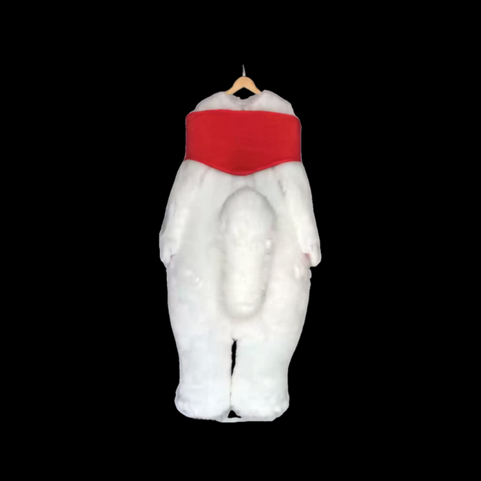 Snowdrift Polar Bear Kemono Fursuit Bodysuit with Digitigrade Legs thumbnail 1