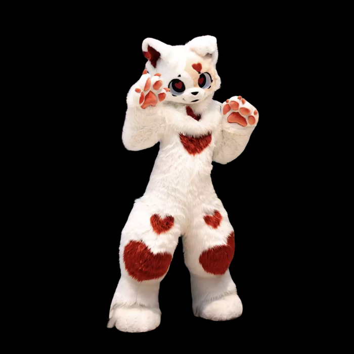 Snowheart Arctic Fox Full Fursuit Set