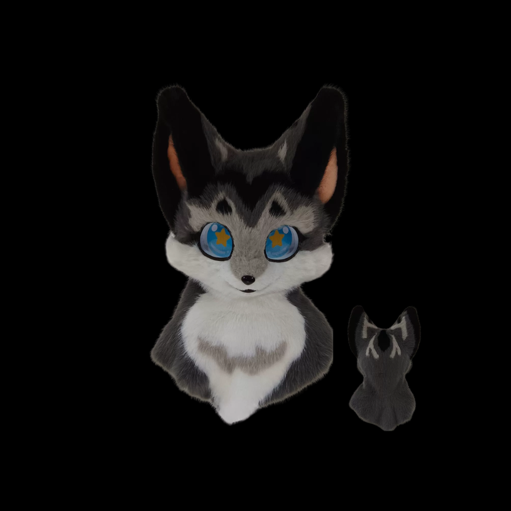Starlight Fennec Kemono Fursuit Head thumbnail 1