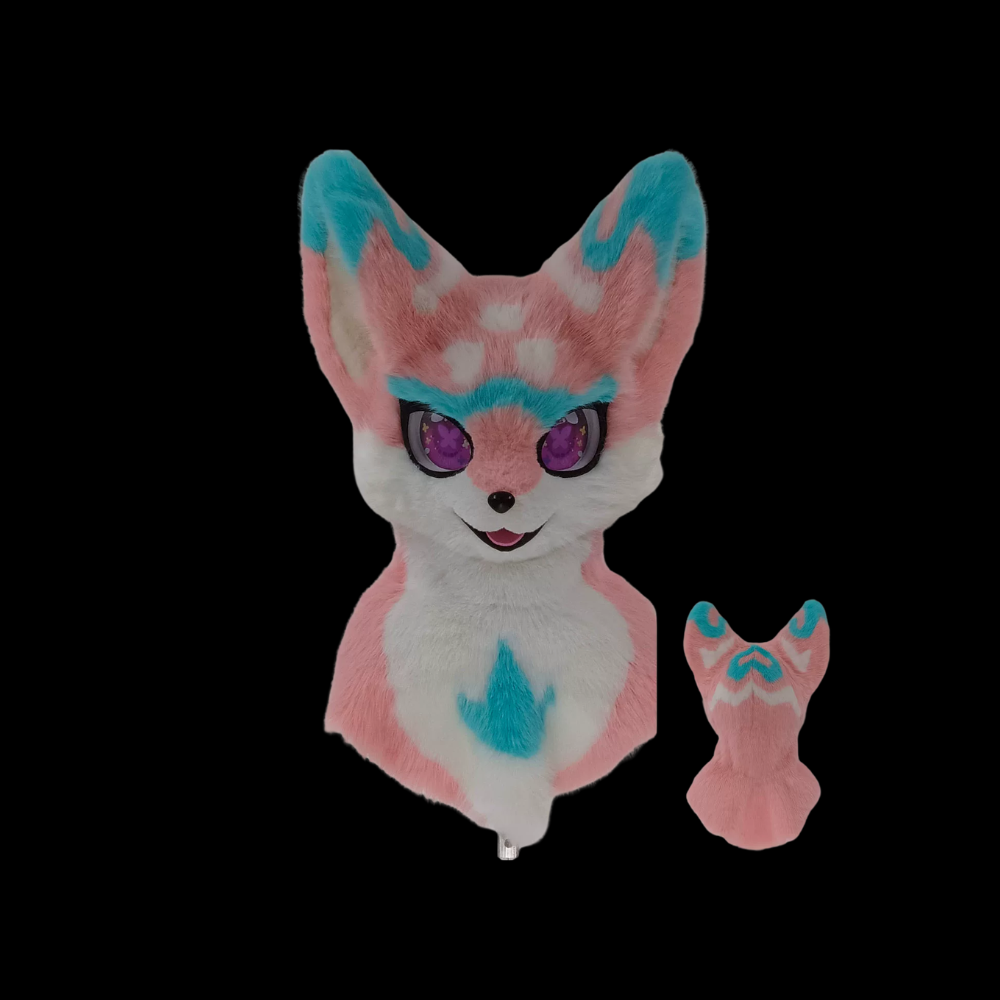 Starlight Fennec Kemono Fursuit Head thumbnail 6