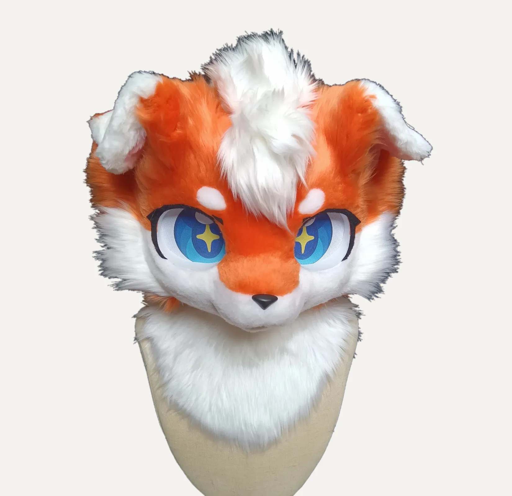 Starry Eyed Fox Kemono Fursuit Head thumbnail 4