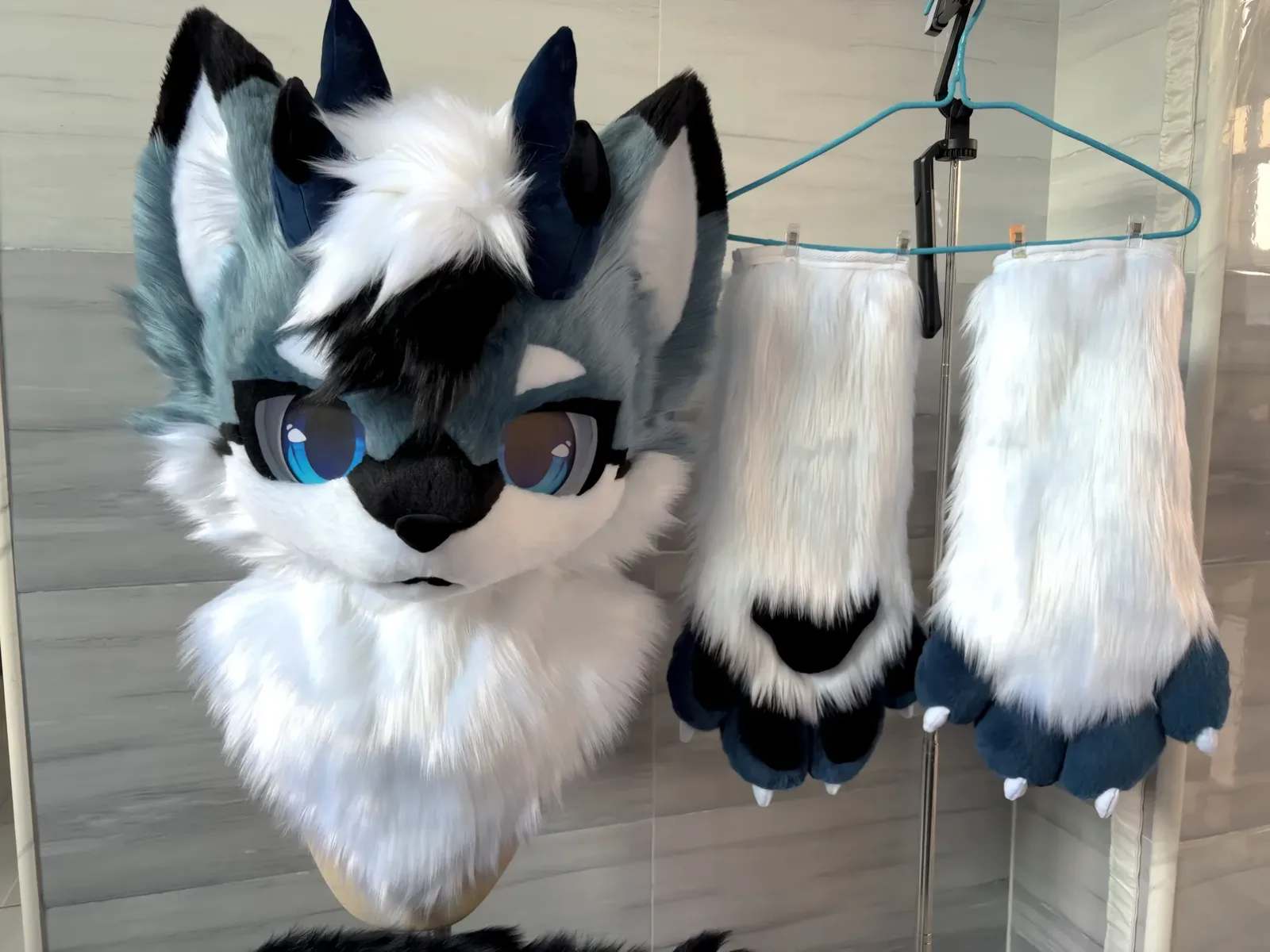 Storm Husky Kemono Fursuit Partial thumbnail 6