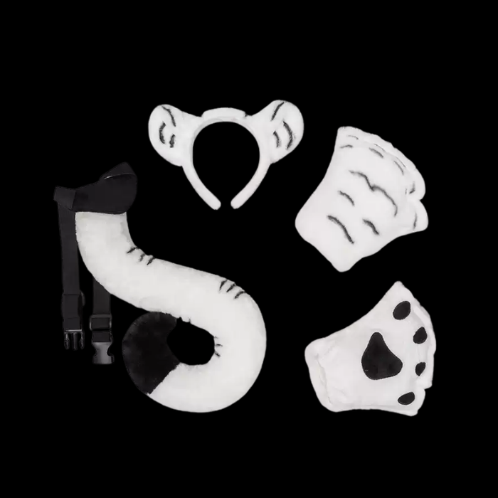 Striped Tiger Ears, Tail and Paw Cosplay Bundle thumbnail 2