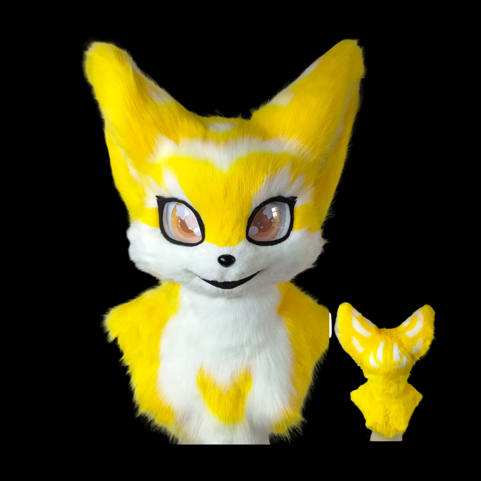 Sunburst Fennec Fursuit Head