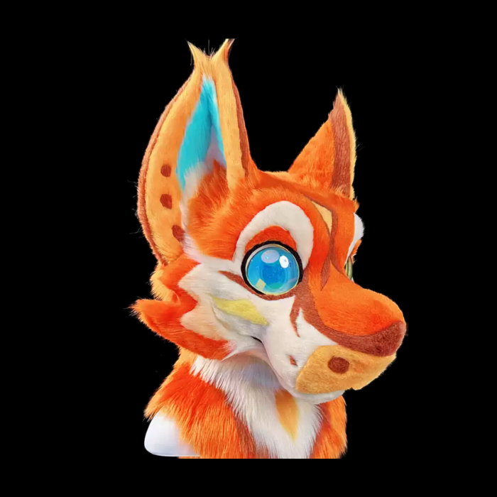 Sunfire Fox Full Fursuit Commission