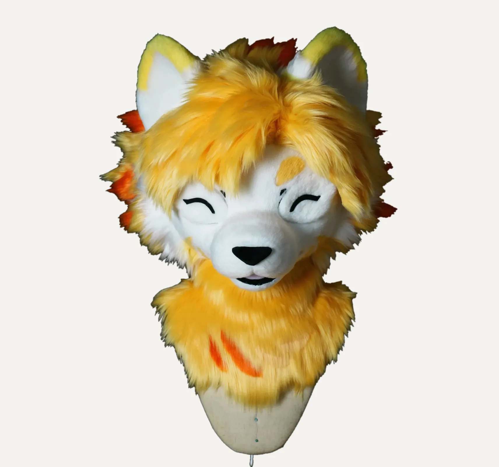 Sunflare Wolf Kemono Fursuit Head thumbnail 4