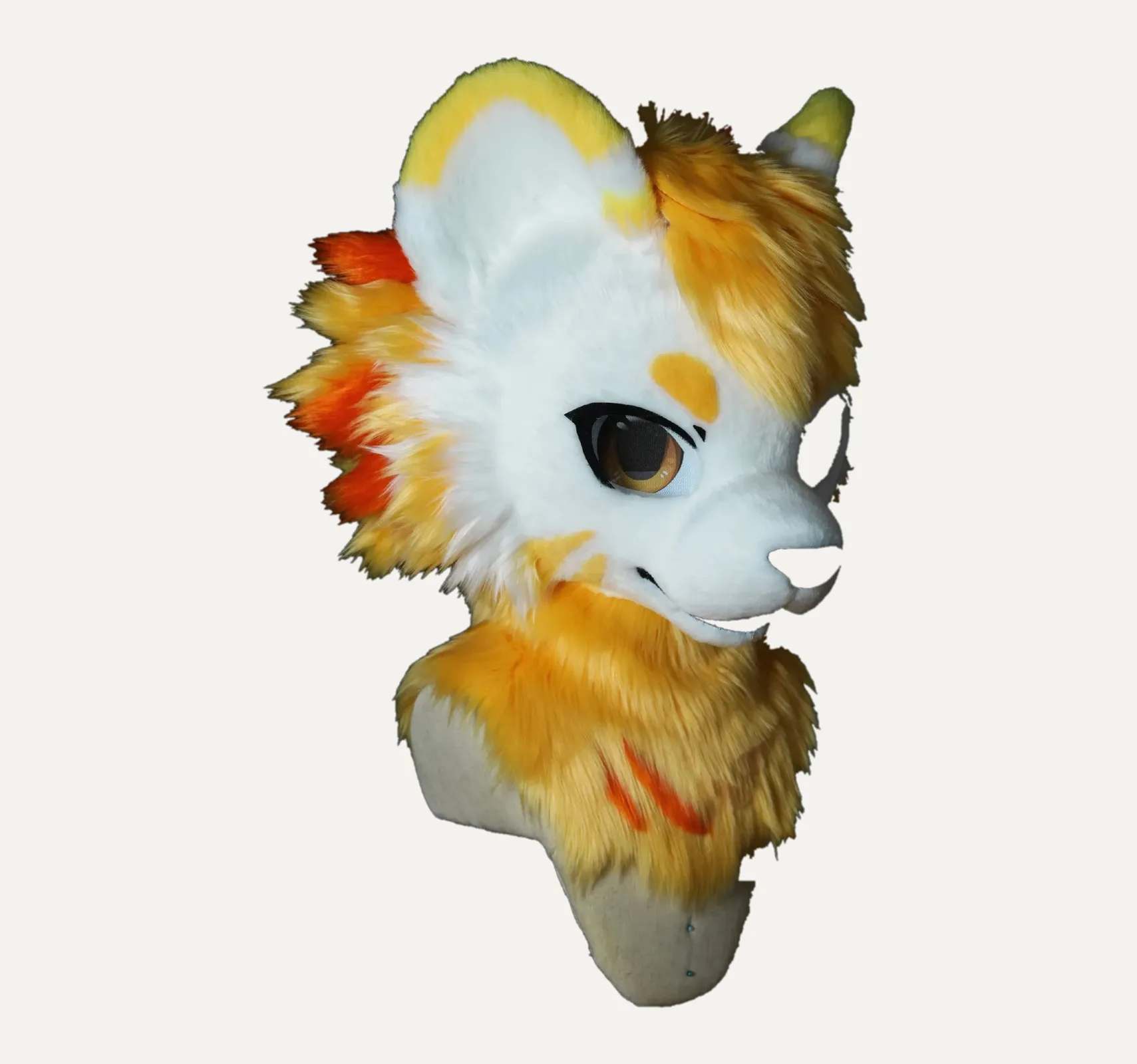 Sunflare Wolf Kemono Fursuit Head thumbnail 5