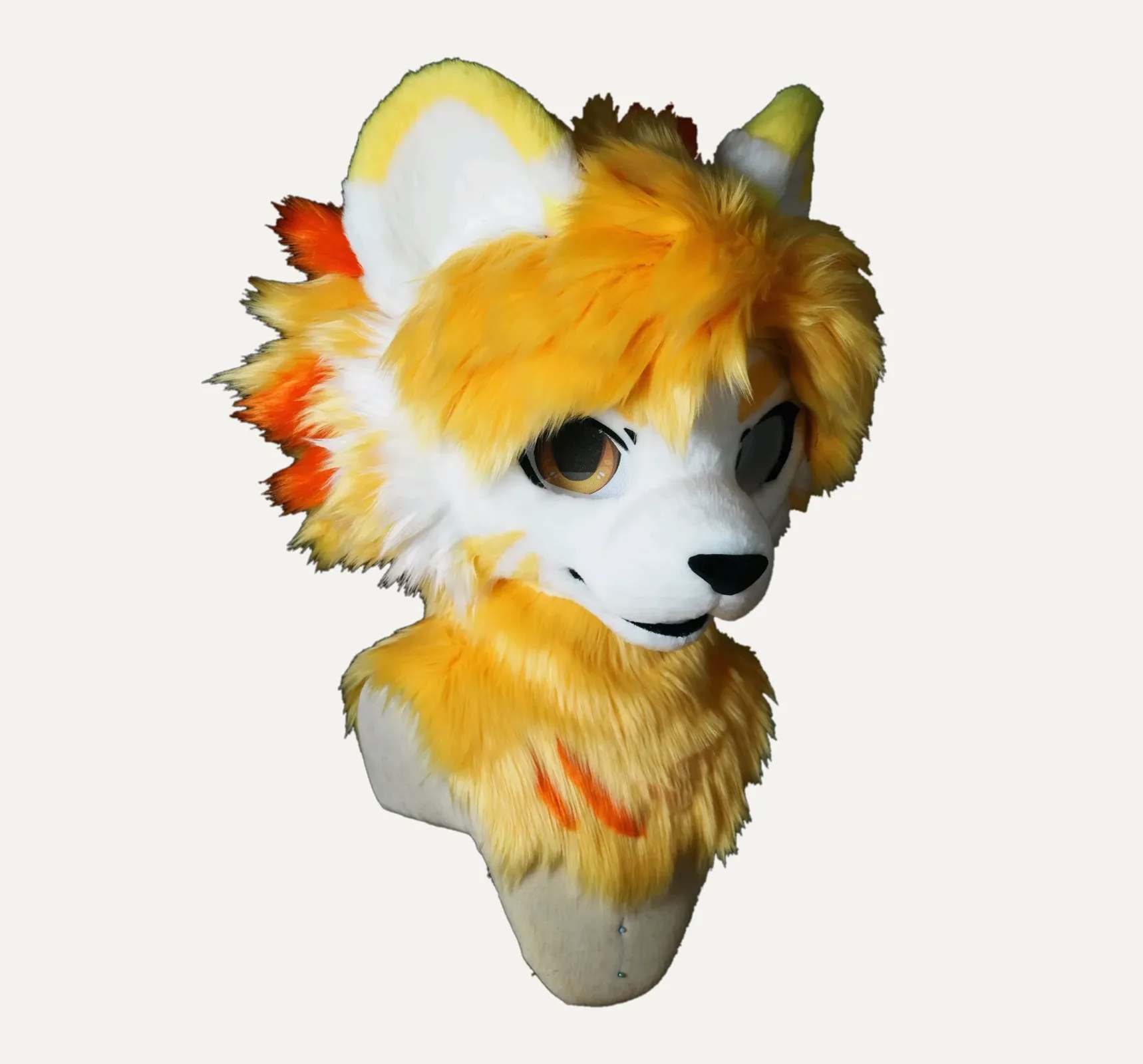 Sunflare Wolf Kemono Fursuit Head thumbnail 7