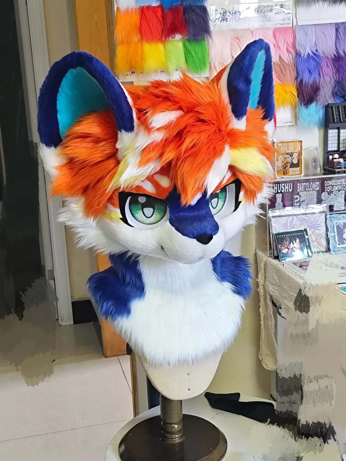 Tangerine Tide Kemono Fursuit Head thumbnail 4