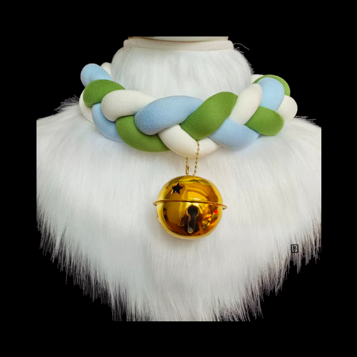 Triple Braid Bell Fursuit Collar thumbnail 10