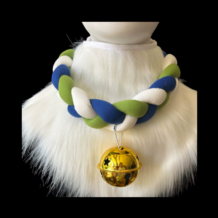 Triple Braid Bell Fursuit Collar thumbnail 32