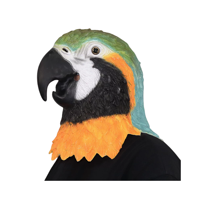 Tropical Macaw Fursuit Bird Head
