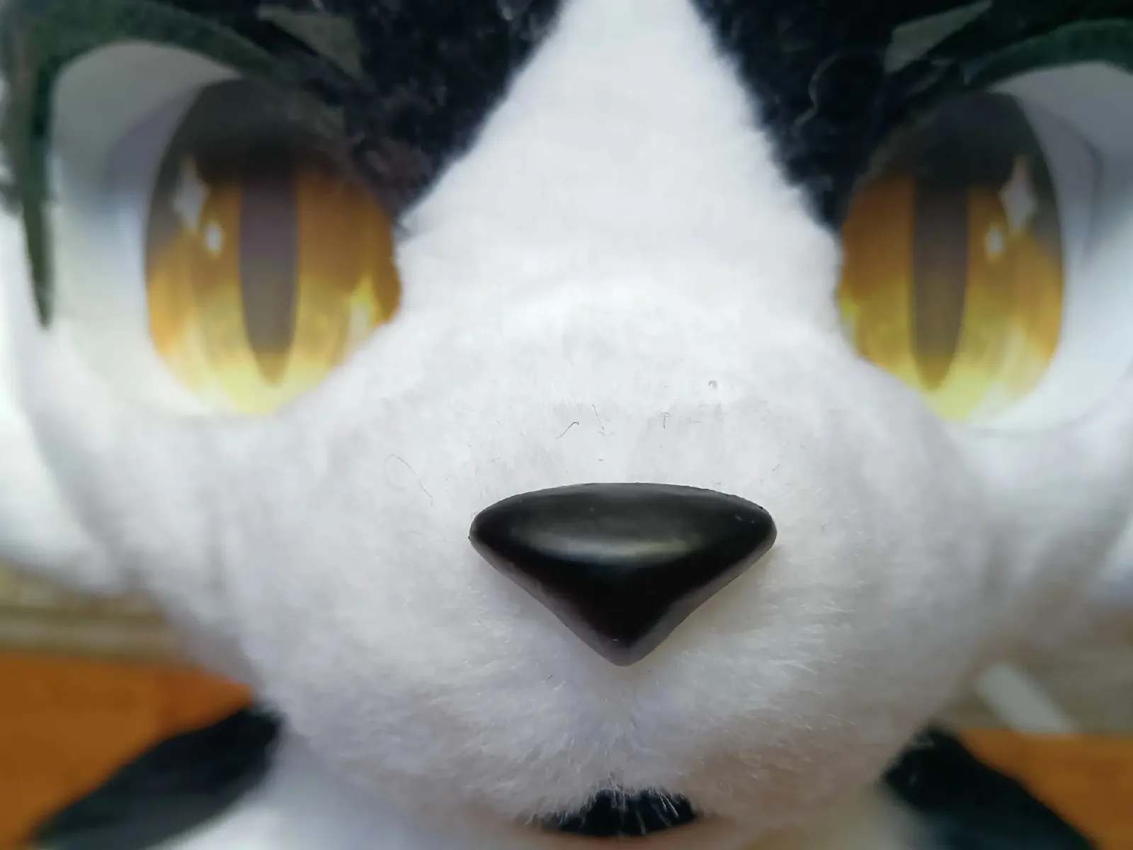 Tuxedo Cat Kemono Fursuit Head thumbnail 4