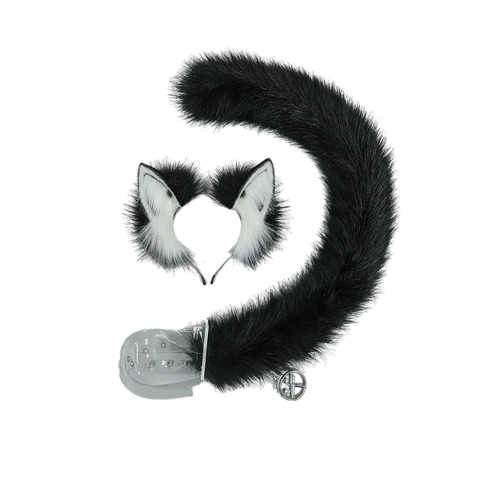 Twilight Whisper Kemono Cat Ear Product Name: Moonwhisker Kemono Cat Ear & Tail Bundle Tail Bundle thumbnail 1