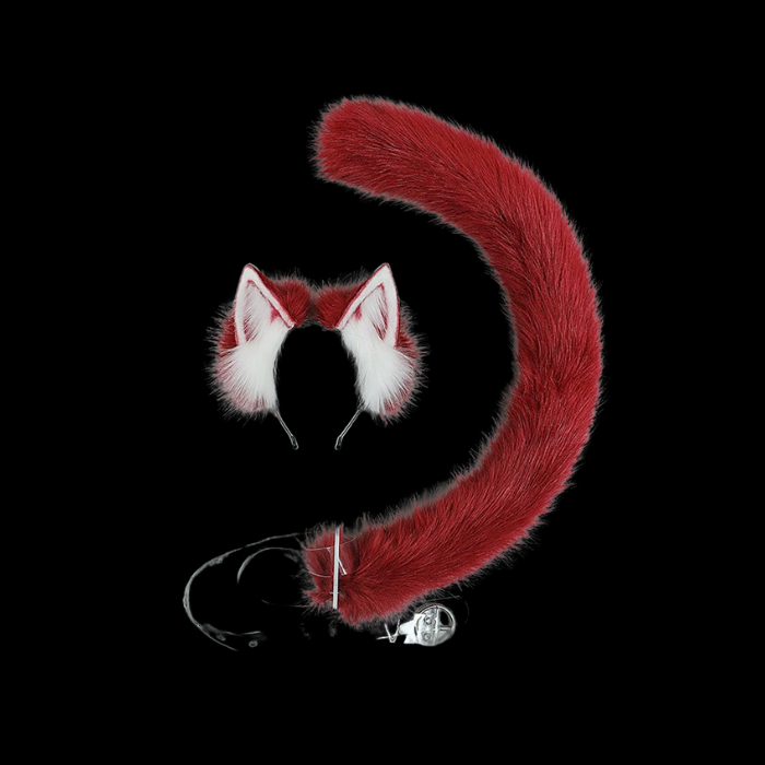 Twilight Whisper Kemono Cat Ear Product Name: Moonwhisker Kemono Cat Ear & Tail Bundle Tail Bundle thumbnail 2