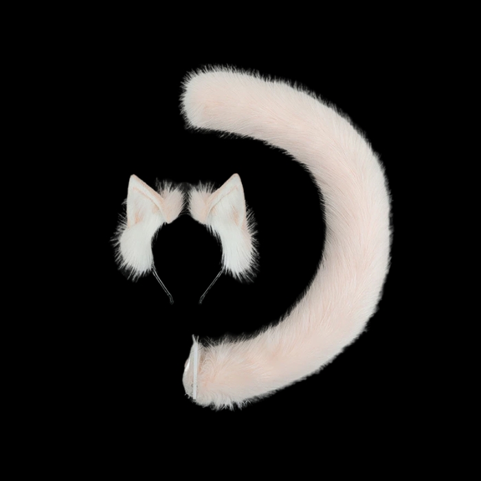Twilight Whisper Kemono Cat Ear Product Name: Moonwhisker Kemono Cat Ear & Tail Bundle Tail Bundle thumbnail 5