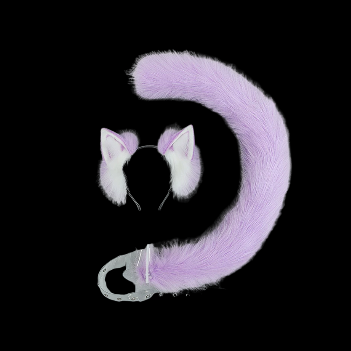 Twilight Whisper Kemono Cat Ear Product Name: Moonwhisker Kemono Cat Ear & Tail Bundle Tail Bundle thumbnail 6
