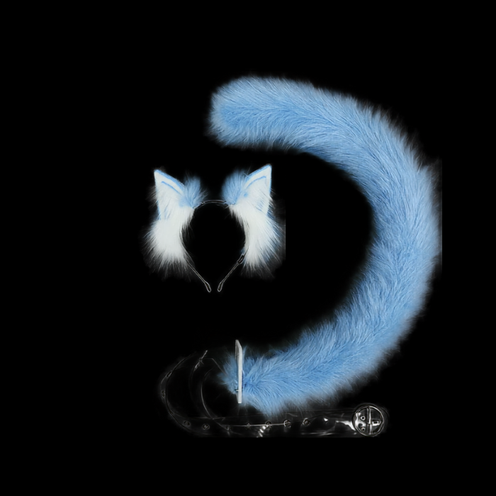 Twilight Whisper Kemono Cat Ear Product Name: Moonwhisker Kemono Cat Ear & Tail Bundle Tail Bundle thumbnail 7